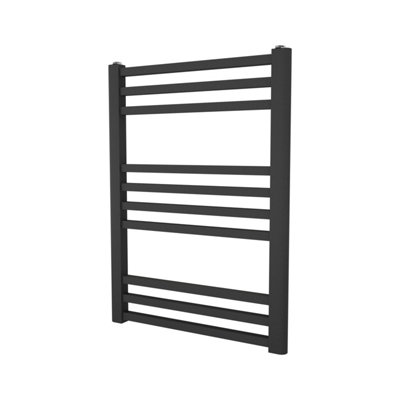 Agadon Willow Designer Towel Radiator 677 x 500 Anthracite Structure - 928 BTU - 10 Years Guarantee - 3