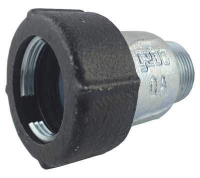 Agaflex 2" Inch BSP Male Thread x 60mm Pipe Compression Joint Fittings Connector Union