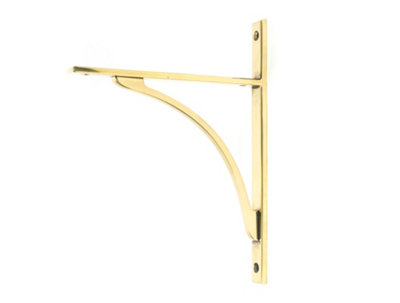 Aged Brass Apperley Shelf Bracket (260mm x 200mm)
