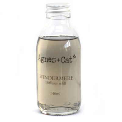 AGNES + CAT REED DIFFUSER REFILL - UP TO 16 WEEKS - WINDERMERE 150ML