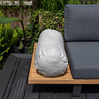 Agora Texture Ugo Large Round Bolster Cushion - 60cm x 30cm