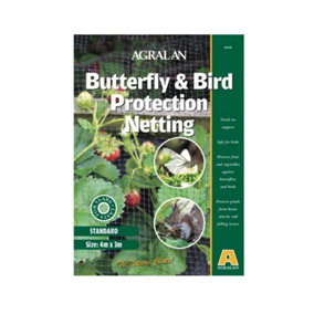 Agralan Butterfly & Bird Protection Netting Grey (One Size)