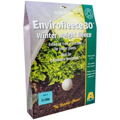 Agralan Envirofleece 30g Heavy Duty Frost Protection Garden Fleece 2 x 10m