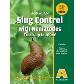 Agralan Natural Slug Control Nematodes Treats 100m2