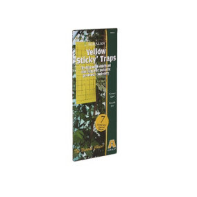 Agralan Whitefly Yellow Sticky Traps - 7 Pack