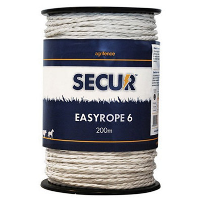 Agrifence Easyrope 6 Paddock Rope White (One Size)