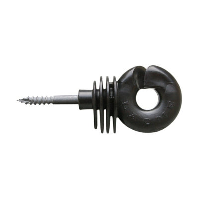 Agrifence HPX Ring Insulators (H4816) (Pack Of 25) Black/Silver (One Size)