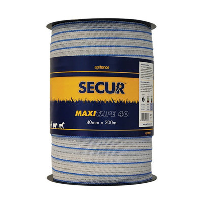 Agrifence Maxitape Performance Tape (H4763) White (4cm x 200m)