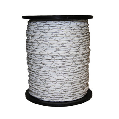 Agrifence Megarope Premium Fence Rope (H4769) White (200m)