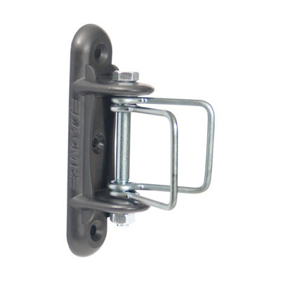 Agrifence Tape End Tensioner (H4826) (Pack Of 2) Black/Silver (One Size)