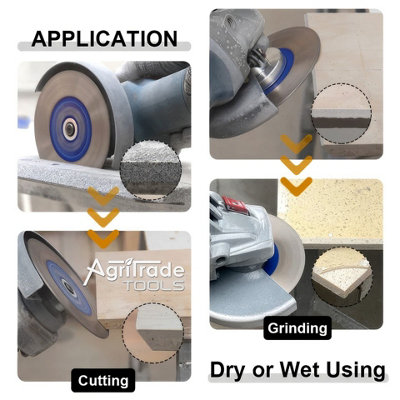 Agritrade AK- Diamond Cutting Grinding Disc (5x 125mm/5