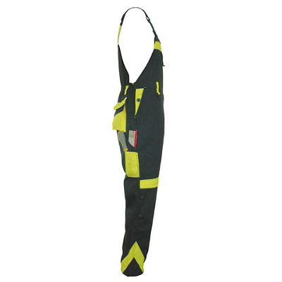thumbnail image 2 of Hi-Vis Bib & Brace Coverall – Men's Safety Dungarees, Waterproof, Reflective, Multiple Colors 2 of 6