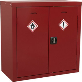 Agrochemical Substance Cabinet - 900 x 460 x 900mm - 2 Door - 2-Point Key Lock