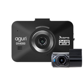 Aguri DX4000 Drive Assist GPS Dash Cam, Speed Trap Detector & Speed Limit Alert System with Rear Camera