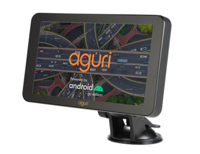 Aguri Motorhome & Caravan RV760 portable satellite navigation system.