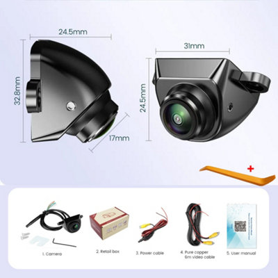AHD 1080P Car Rear View Camera - Waterproof, Night Vision, 170 Wide Angle