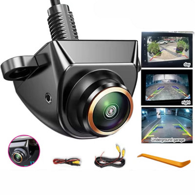 Universal 170° Backup Camera – 8 LED Night Vision, IP67, 6M Cable, CCD Sensor