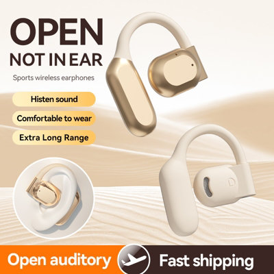 Translator Earbuds ベージュ フック型 AI Translator Earbuds Wireless 144 Language Real Time Translation