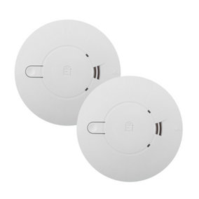 Aico Ei146e Twin Pack - Mains Powered Smoke Alarm with Alkaline Back-up Battery