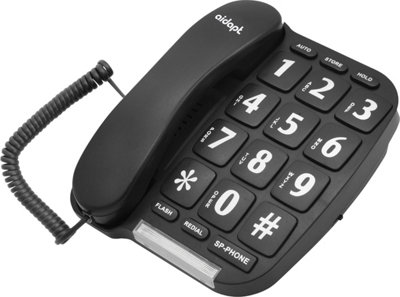 Aidapt Easy Read Big Button Telephone with Flashing LED Light