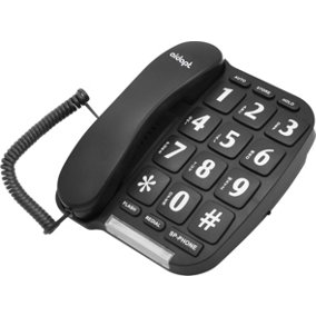 Aidapt Easy Read Big Button Telephone with Flashing LED Light