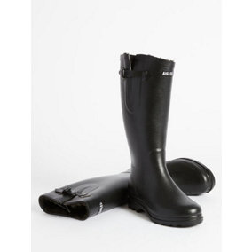 Aigle Aigentine Fur Rubber Boots Noir EU 40