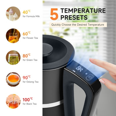 Aigostar Electric Kettle, Temperature Control, Keep Warm