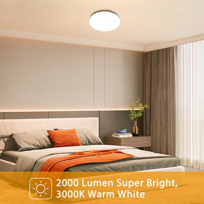 Warm ceiling light sales