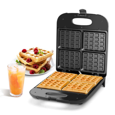 Aigostar 4 Slices Waffle Maker 1400W | DIY at B&Q