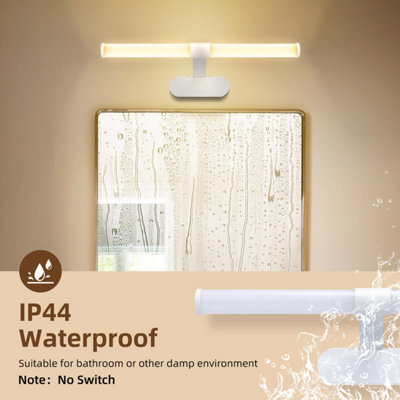 40 Inch Gold LED Bathroom Vanity Light - 4000K Natural Light Modern Mirror Fixture