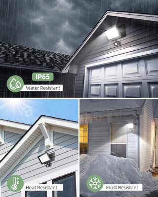 Tangkula 5000LM 50W LED Work Light With Stand, IP65 Waterproof, 9ft Cord - Super Bright Flood Light For Job Sites