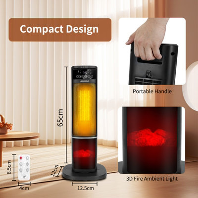 Dreo Heater Portable Indoor Electric Heater Electric Fireplace