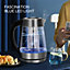 Aigostar Electric Kettle Glass with Filter Keep Warm Various Temperature Settings 1.7L 2200W