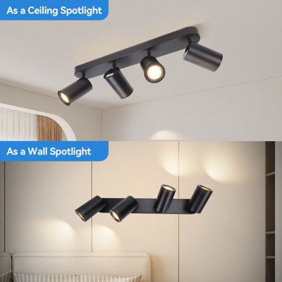 Aigostar Kitchen Lights Ceiling, 4 Way Spotlight Ceiling Lights GU10
