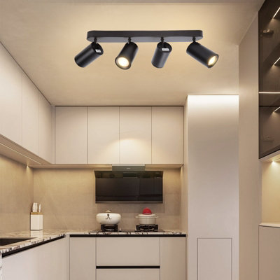 Aigostar Kitchen Lights Ceiling, 4 Way Spotlight Ceiling Lights GU10