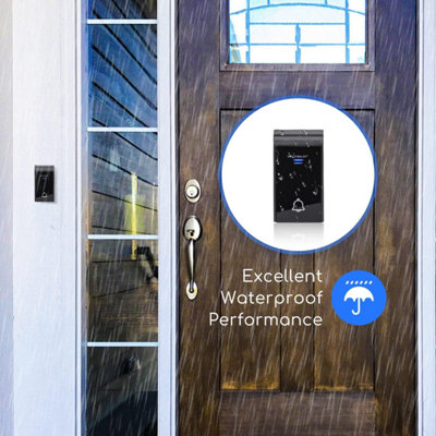 Aigostar Panda Series Wireless Doorbell, IP44 Waterproof Cordless Door Chime Kit with 1 Receiver