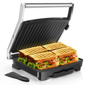 Aigostar Sandwich Toaster 2000W Large Fit Grill with Improved Non-Stick Coating