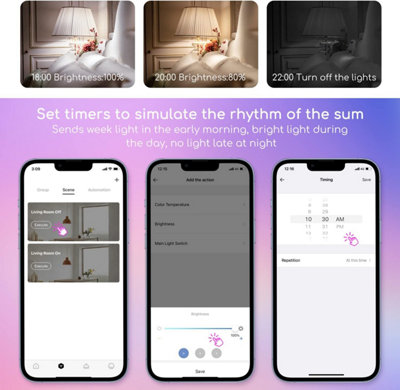 Aigostar Alexa WLAN Glühbirne E27 SL2 Smart Lampe 15W
