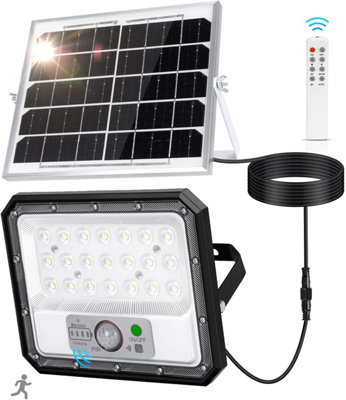 Aigostar Solar Security Lights Outdoor Motion Sensor, 80W Solar ...