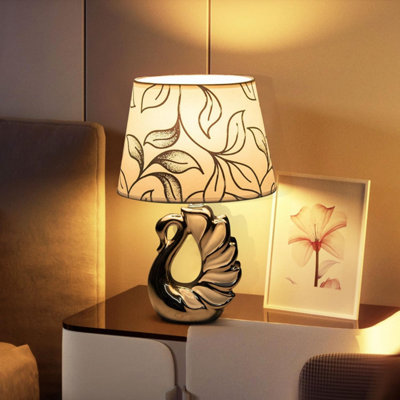 Aigostar Swan Ceramics Base Desk Lamp