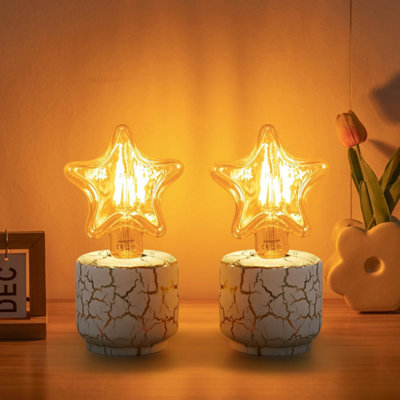 Aigostar Table Lamps Base with On-Off Switch Set of 2