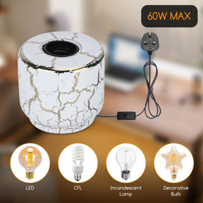 Aigostar Table Lamps Base with On-Off Switch Set of 2