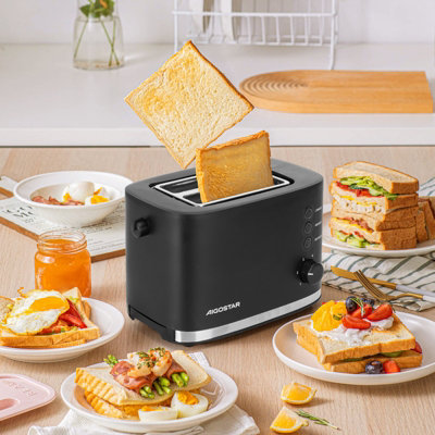 Smart Toaster Touch Screen Wide Slot, Stainless Steel Digital