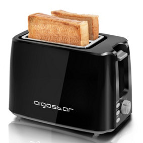 Aigostar Toaster 2 Slice 750W Black
