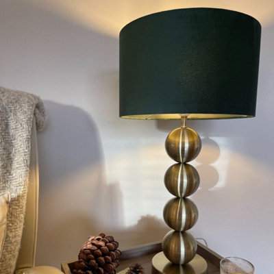 Green gold table lamp cheap