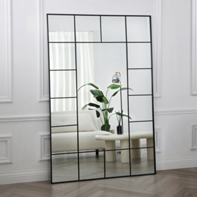 Aion - Window Mirror in Full Length - Black Frame - 179x119