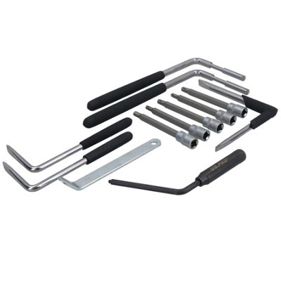 thumbnail image 2 of 12pc Airbag Removal Tool Kit – For Audi BMW Benz VW, Manual Install/Uninstall Set 2 of 2