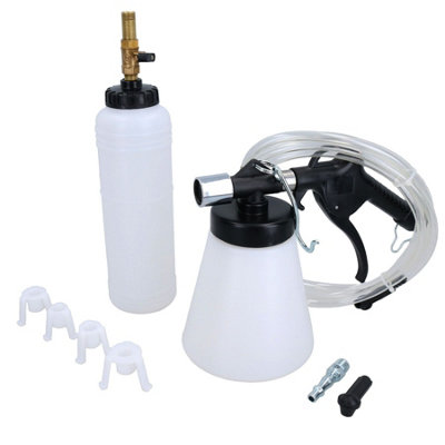 3L Brake Bleeder Kit Manual Brake Bleeder Fluid Pump 4 Master Cylinder Adapters