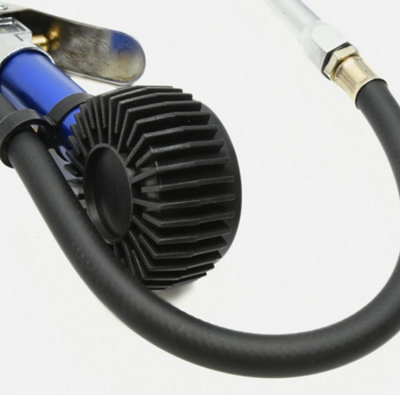 Air Compressor Gun with Gauge Tyre Inflating, 116 PSI, 1/4