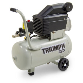 Air Compressor Triumph 10/25P Portable, Commercial, 25L, 8.5CFM, 2HP